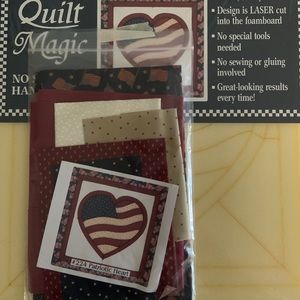 Quilt Magic Patriotic heart quilting project